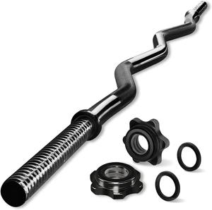 Yes4All Curl & Straight Barbells, Standard & Olympic Bars for Home Strength Training Yes4All Curl & Straight Barbells, Standard & Olympic Bars for Home Strength Training