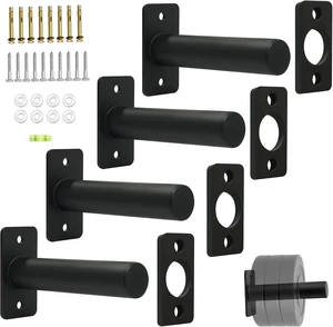 Wall Mounted Weight Plate Rack, Olympic Weight Plate Holder, 2-Inch Wall Mounted Weight Plate Rack, Olympic Weight Plate Holder, 2-Inch