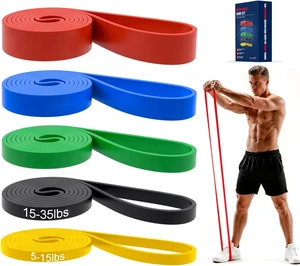 Pull Up Bands, Resistance Bands Set, Exercise Workout Bands for Men & Women, Ideal for Body Stretching, Physical Therapy and Muscle Training Pull Up Bands, Resistance Bands Set, Exercise Workout Bands for Men & Women, Ideal for Body Stretching, Physical Therapy and Muscle Training