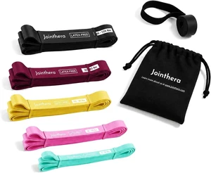 Latex Free Pull Up Assistance Resistance Bands - Set of 5 Latex Free Pull Up Assistance Resistance Bands - Set of 5