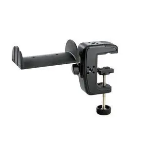 Headphones, Black, Universal Support, Portable Electronic Device Stand, Steel Construction, Rubber Covered Support, 16085.000.55 Headphones, Black, Universal Support, Portable Electronic Device Stand, Steel Construction, Rubber Covered Support, 16085.000.55