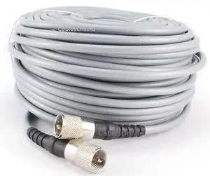CablesOnline 120ft RG-8/U Mini Coax UHF PL-259 Male/Male Grey Antenna Cable (R-U8120) CablesOnline 120ft RG-8/U Mini Coax UHF PL-259 Male/Male Grey Antenna Cable (R-U8120)