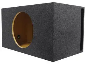 RBS15 4.4 Cu Ft Single 15" Vented Car Subwoofer Enclosure Box, SPL-Tuned, USA-Made MDF, Durable Carpet, for High-Powered Car Audio Systems RBS15 4.4 Cu Ft Single 15" Vented Car Subwoofer Enclosure Box, SPL-Tuned, USA-Made MDF, Durable Carpet, for High-Powered Car Audio Systems