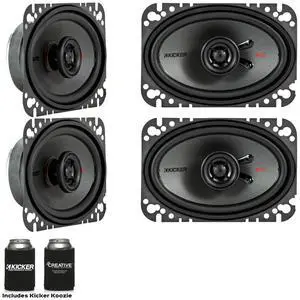 Speaker Bundle - Two Pairs of 4x6 Inch KS-Series Speakers 44KSC4604 Speaker Bundle - Two Pairs of 4x6 Inch KS-Series Speakers 44KSC4604