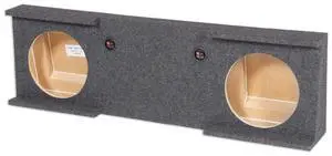 REC13 Dual 10" Subwoofer Enclosure Box, Downfire Design, High-Grade MDF, Premium Carpet, for 2007-2013 GMC/Chevy Sierra/Silverado Crew Cab Audio Enthusiasts REC13 Dual 10" Subwoofer Enclosure Box, Downfire Design, High-Grade MDF, Premium Carpet, for 2007-2013 GMC/Chevy Sierra/Silverado Crew Cab Audio Enthusiasts