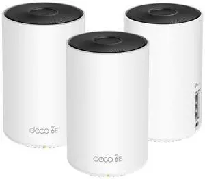 Deco XE5300 - AXE5300 TRI-Band MESH WiFi 6E System - 3 Pack Deco XE5300 - AXE5300 TRI-Band MESH WiFi 6E System - 3 Pack