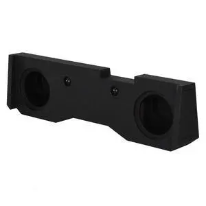 Dual 10in Underseat Downfire Subwoofer Enclosure, QBomb Sub Box Compatible with Chevy Silverado Crew Cab and GMC Sierra Crew Cab 2014-2018 Dual 10in Underseat Downfire Subwoofer Enclosure, QBomb Sub Box Compatible with Chevy Silverado Crew Cab and GMC Sierra Crew Cab 2014-2018