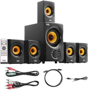 Acoustic Audio AA5170 Home Theater 5.1 Bluetooth Speaker System 700W with Powered Sub Acoustic Audio AA5170 Home Theater 5.1 Bluetooth Speaker System 700W with Powered Sub