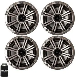 6.5" Silver Marine Speakers (Qty 4) 2 Pairs of OEM Replacement Speakers 6.5" Silver Marine Speakers (Qty 4) 2 Pairs of OEM Replacement Speakers