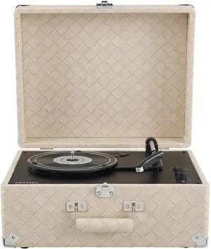 CR6253B-LT Anthology Vintage 3-Speed Bluetooth in/Out Suitcase Turntable, Light Tan CR6253B-LT Anthology Vintage 3-Speed Bluetooth in/Out Suitcase Turntable, Light Tan