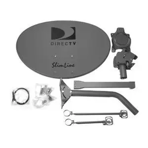 Five LNB Ka/Ku Slim Line Dish Antenna w/Long and Short Brace for HD Programming (SLSP-F) Five LNB Ka/Ku Slim Line Dish Antenna w/Long and Short Brace for HD Programming (SLSP-F)