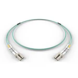 FiberCablesDirect LC LC OM4 Plenum Fiber Optic Patch Cable Flame-Rated OFNP Corning Glass | 50.0m (164.0ft) | Fire-Safe for Ceiling Runs, Office Racks, Air-Handling Spaces FiberCablesDirect LC LC OM4 Plenum Fiber Optic Patch Cable Flame-Rated OFNP Corning Glass | 50.0m (164.0ft) | Fire-Safe for Ceiling Runs, Office Racks, Air-Handling Spaces