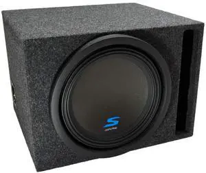 Universal Car Stereo Vented Port Single 12" Alpine S-W12D4 Type S Car Audio Subwoofer Custom Sub Box Enclosure Package New Without Amp Universal Car Stereo Vented Port Single 12" Alpine S-W12D4 Type S Car Audio Subwoofer Custom Sub Box Enclosure Package New Without Amp