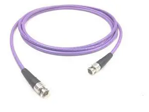 250 Foot Belden 1694A 3G/6G HD-SDI RG6 Cable (75 Ohm) with Canare BCP-B53 BNC connectors Purple # 104501-200 250 Foot Belden 1694A 3G/6G HD-SDI RG6 Cable (75 Ohm) with Canare BCP-B53 BNC connectors Purple # 104501-200