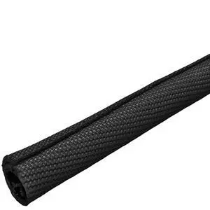 1" Double Layer Self Closing Braided Wrap Sleeve Cable Management - 100 Feet - Black 1" Double Layer Self Closing Braided Wrap Sleeve Cable Management - 100 Feet - Black