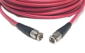 150 Foot Belden 1694A 3G/6G HD-SDI RG6 Cable (75 Ohm) with Canare BCP-B53 BNC connectors Red # 104501-150 150 Foot Belden 1694A 3G/6G HD-SDI RG6 Cable (75 Ohm) with Canare BCP-B53 BNC connectors Red # 104501-150