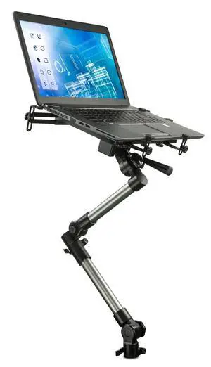 Car Laptop Mount with Vented Cooling Fan, Adjustable Vehicle Laptop Stand for 1215.4 Inch Laptops up to 9 lbs, Full Motion Holder for Cars & Trucks Car Laptop Mount with Vented Cooling Fan, Adjustable Vehicle Laptop Stand for 1215.4 Inch Laptops up to 9 lbs, Full Motion Holder for Cars & Trucks