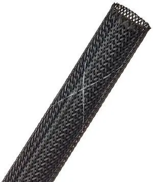 1" Flame Retardant PET Expandable Braided Sleeving Flexible Cable Protection Sleeve - 250 Feet - Black 1" Flame Retardant PET Expandable Braided Sleeving Flexible Cable Protection Sleeve - 250 Feet - Black