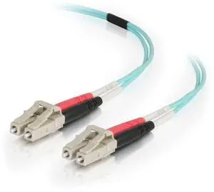 /Cables to Go 01142 LC-LC 50/125 OM4 Duplex Multimode PVC Fiber Optic Cable - Aqua (50 Meter) /Cables to Go 01142 LC-LC 50/125 OM4 Duplex Multimode PVC Fiber Optic Cable - Aqua (50 Meter)