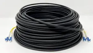 Direct Burial/Outdoor LC-LC 2-Strand Fiber Optic Cable - Singlemode (9/125) - 75M (246ft) Direct Burial/Outdoor LC-LC 2-Strand Fiber Optic Cable - Singlemode (9/125) - 75M (246ft)