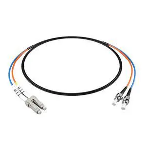 LC ST OM2 Indoor/Outdoor Fiber Optic Patch Cable 10Gb/40Gb/100Gb Corning Glass | 40.0m (131.2ft) | Water & UV-Resistant for Data Centers, Outdoor Conduit, Campus Links | Length: 0.5M-300M LC ST OM2 Indoor/Outdoor Fiber Optic Patch Cable 10Gb/40Gb/100Gb Corning Glass | 40.0m (131.2ft) | Water & UV-Resistant for Data Centers, Outdoor Conduit, Campus Links | Length: 0.5M-300M