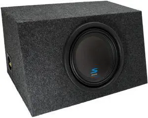 Universal Car Audio Custom Hatchback Sealed Single 10" Sub Enclosure Alpine S-W10D4 Type S Subwoofer Loaded Box Package Universal Car Audio Custom Hatchback Sealed Single 10" Sub Enclosure Alpine S-W10D4 Type S Subwoofer Loaded Box Package