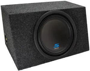 Universal Car Stereo Hatchback Sealed Single 12" Alpine S-W12D4 Type S Car Audio Subwoofer Custom Sub Box Enclosure Package Universal Car Stereo Hatchback Sealed Single 12" Alpine S-W12D4 Type S Car Audio Subwoofer Custom Sub Box Enclosure Package