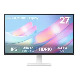 27US500-W Ultrafine Monitor 27-Inch 4K UHD (3840x2160) HDR10 IPS Borderless Design Reader Mode Flicker Safe Switch App HDMI DisplayPort - White 27US500-W Ultrafine Monitor 27-Inch 4K UHD (3840x2160) HDR10 IPS Borderless Design Reader Mode Flicker Safe Switch App HDMI DisplayPort - White