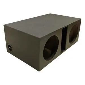 SPL-10DV Dual 10" Slot-Ported Subwoofer Enclosure, 1" MDF Face, 3/4" Body, Tuned to 35Hz, 1.25 cu ft per Sub, Bedliner Finish, Spring-Loaded Terminals SPL-10DV Dual 10" Slot-Ported Subwoofer Enclosure, 1" MDF Face, 3/4" Body, Tuned to 35Hz, 1.25 cu ft per Sub, Bedliner Finish, Spring-Loaded Terminals