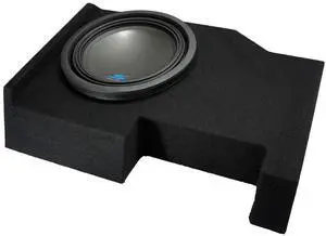 Compatible with 2014-2018 Chevy Silverado Crew Cab Alpine S-W12D4 Type S Car Audio Subwoofer Custom Single 12" Sub Box Enclosure Package Compatible with 2014-2018 Chevy Silverado Crew Cab Alpine S-W12D4 Type S Car Audio Subwoofer Custom Single 12" Sub Box Enclosure Package