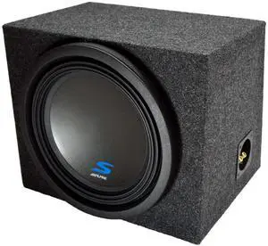 Universal Car Stereo Rearfire Sealed Single 12" Alpine S-W12D4 Type S Car Audio Subwoofer Custom Sub Box Enclosure Package New Universal Car Stereo Rearfire Sealed Single 12" Alpine S-W12D4 Type S Car Audio Subwoofer Custom Sub Box Enclosure Package New