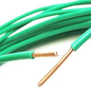INTL - Pure Solid Bare Copper Grounding Wire, 10 AWG Core (#10 Gauge), THHN PVC Jacket, Satellite Antenna Electrical Surge Ground Protection Earth Wire (300 feet, Green) INTL - Pure Solid Bare Copper Grounding Wire, 10 AWG Core (#10 Gauge), THHN PVC Jacket, Satellite Antenna Electrical Surge Ground Protection Earth Wire (300 feet, Green)