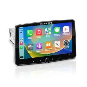 Elite BE10ACP Car Stereo - Detachable 10.1" Touch Screen Car Stereo Apple CarPlay & Android Auto Head Unit, Single DIN with Double DIN Brackets, Bluetooth, No CD/DVD Player Elite BE10ACP Car Stereo - Detachable 10.1" Touch Screen Car Stereo Apple CarPlay & Android Auto Head Unit, Single DIN with Double DIN Brackets, Bluetooth, No CD/DVD Player