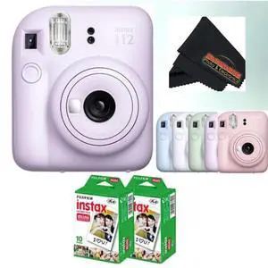 Instax Mini 12 Instant Camera (Lilac Purple w/Twin Pack) Instax Mini 12 Instant Camera (Lilac Purple w/Twin Pack)