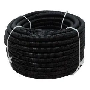 Flexible Polyethylene HDPE Non-Split Corrugated Wire Loom Tubing (Black, 2" Dia. x 100 ft) Flexible Polyethylene HDPE Non-Split Corrugated Wire Loom Tubing (Black, 2" Dia. x 100 ft)