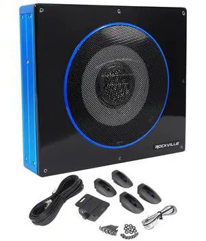 RW8CA 8-Inch Under-Seat Car Subwoofer 600W Active Powered Low Profile Sub 2 Ohm Deep Bass Slim Design RW8CA 8-Inch Under-Seat Car Subwoofer 600W Active Powered Low Profile Sub 2 Ohm Deep Bass Slim Design