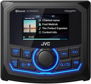 KD-MR305BTS Marine Guage Receiver Weatherproof, 2.7 Inch LCD, Built in Amplifer, Bluetooth, Digital Media MP3 Player, No CD Player, USB Port, AM/FM/Weather Band Tuner, Rear Camera Input KD-MR305BTS Marine Guage Receiver Weatherproof, 2.7 Inch LCD, Built in Amplifer, Bluetooth, Digital Media MP3 Player, No CD Player, USB Port, AM/FM/Weather Band Tuner, Rear Camera Input