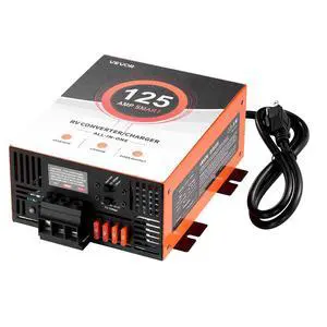 RV Power Converter, 125 Amp, 110V AC to 12V DC RV Converter Battery Charger, Multi Stage Smart Charging, 13V to 16.5V Operating Range, Compatible with Lithium & Lead Acid Battery, for Camper RV Power Converter, 125 Amp, 110V AC to 12V DC RV Converter Battery Charger, Multi Stage Smart Charging, 13V to 16.5V Operating Range, Compatible with Lithium & Lead Acid Battery, for Camper