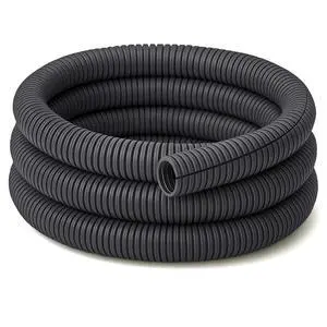 Split Wire Loom Tubing Polyethylene Corrugated Flexible Conduit - 1/2" Nominal Size - 1000 Feet - Gray Split Wire Loom Tubing Polyethylene Corrugated Flexible Conduit - 1/2" Nominal Size - 1000 Feet - Gray