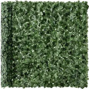 Outdoor Garden 96x72-inch Artificial Faux Ivy Hedge Leaf and Vine Privacy Fence Wall Screen - Green Outdoor Garden 96x72-inch Artificial Faux Ivy Hedge Leaf and Vine Privacy Fence Wall Screen - Green