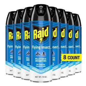 Flying Insect Killer Mosquito and Fly Control No Lingering Chemical Odor Outdoor Fresh Scent 15 Ounce (Pack of 8) Flying Insect Killer Mosquito and Fly Control No Lingering Chemical Odor Outdoor Fresh Scent 15 Ounce (Pack of 8)