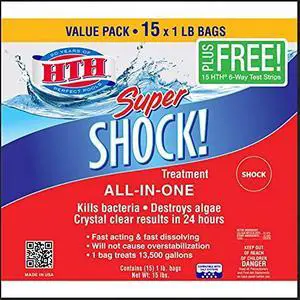 52123 Super Shock Treatment Swimming Pool Chlorine Cleaner, 1 lb (Pack of 15) 52123 Super Shock Treatment Swimming Pool Chlorine Cleaner, 1 lb (Pack of 15)