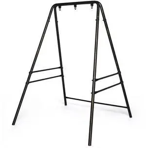 Upgraded Hammock Chair Stand Metal Swing Stand Frame, Heavy Duty Steel Hammock Stand Only for Porch, Backyard, Indoor or Outdoor, Antique Bronze Finish Upgraded Hammock Chair Stand Metal Swing Stand Frame, Heavy Duty Steel Hammock Stand Only for Porch, Backyard, Indoor or Outdoor, Antique Bronze Finish