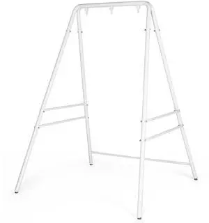 Upgraded Hammock Chair Stand Metal Swing Stand Frame, Heavy Duty Steel Hammock Chair Stand Outdoor use, Hammock Chair Stand Only for Backyard, Patio, Indoor, 450 LBS White Upgraded Hammock Chair Stand Metal Swing Stand Frame, Heavy Duty Steel Hammock Chair Stand Outdoor use, Hammock Chair Stand Only for Backyard, Patio, Indoor, 450 LBS White
