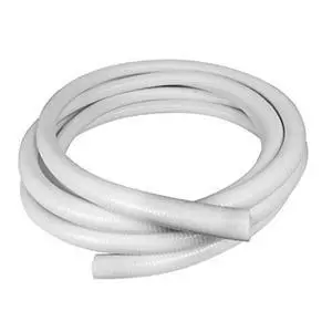 50' Feet Length Flexible PVC Hose | 1.5" Inch Diameter Flexible Pipe | White Schedule 40 PVC | Perfect for Plumbing Filtration Systems 50' Feet Length Flexible PVC Hose | 1.5" Inch Diameter Flexible Pipe | White Schedule 40 PVC | Perfect for Plumbing Filtration Systems