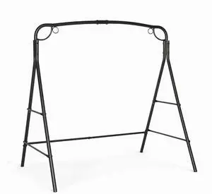 Upgraded Metal Porch Swing Stand with Antique Bronze Finish, Heavy Duty 660 LBS Weight Capacity Steel Swing Frame with Extra Side Bars, Powder Coated Hanging Swing Frame Set for Outdoors Upgraded Metal Porch Swing Stand with Antique Bronze Finish, Heavy Duty 660 LBS Weight Capacity Steel Swing Frame with Extra Side Bars, Powder Coated Hanging Swing Frame Set for Outdoors