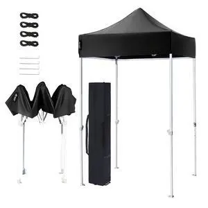 Canopy Tent 5x5 Pop Up Portable Tent Commercial Outdoor Beach Instant Sun Shelter (Black) Canopy Tent 5x5 Pop Up Portable Tent Commercial Outdoor Beach Instant Sun Shelter (Black)