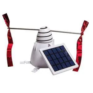 Solar Bird Repeller - Spinning Bird Deterrent with Telescoping Arms - Prevents Birds from Landing - Humane Repellent - Portable Design - for Boats, Patios, AC Units, Etc - Solar Powered Solar Bird Repeller - Spinning Bird Deterrent with Telescoping Arms - Prevents Birds from Landing - Humane Repellent - Portable Design - for Boats, Patios, AC Units, Etc - Solar Powered