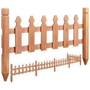 Wood Garden Fence Decorative Fence Patio Flower Garden Border Yard Border Garden Bed Pool Fences Outdoor Wood Edging Fencing Light Brown- 355 in Wood Garden Fence Decorative Fence Patio Flower Garden Border Yard Border Garden Bed Pool Fences Outdoor Wood Edging Fencing Light Brown- 355 in