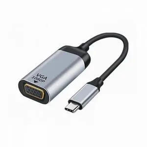 CY Type-C USB-C to VGA Cable Monitor Adapter 1080p 60hz for Tablet Phone Laptop CY Type-C USB-C to VGA Cable Monitor Adapter 1080p 60hz for Tablet Phone Laptop